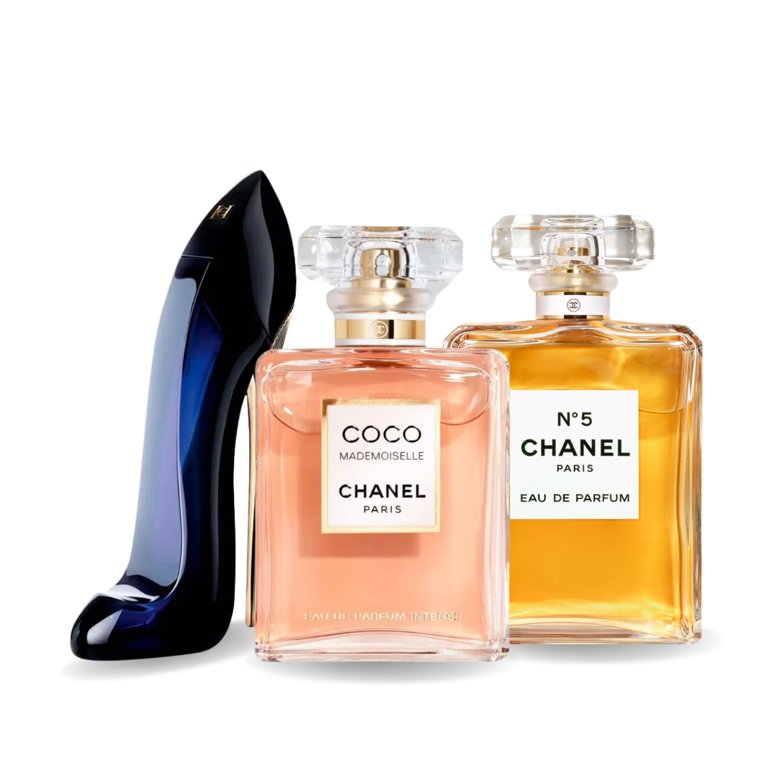 Σετ 3 αρωμάτων GOOD GIRL, COCO MADEMOISELLE και Chanel Nº5 100 ml