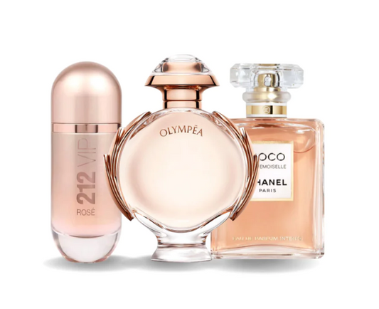 Σετ 3 αρωμάτων 212 VIP ROSÉ, OLYMPÉA και COCO MADEMOISELLE