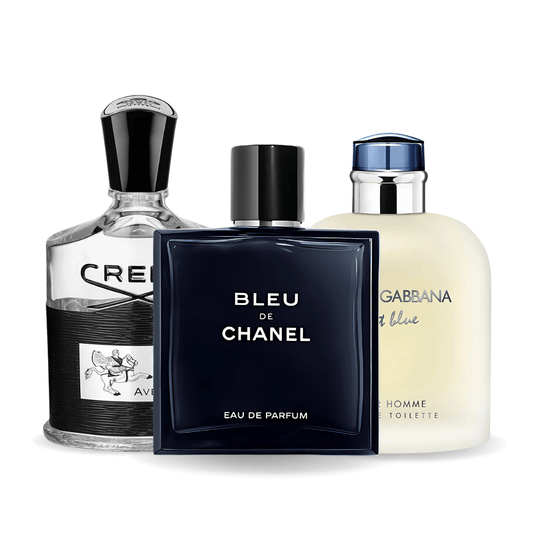 Σετ 3 αρωμάτων – Bleu de Chanel, Creed Aventus, Light Blue Dolce & Gabbana 100 ml