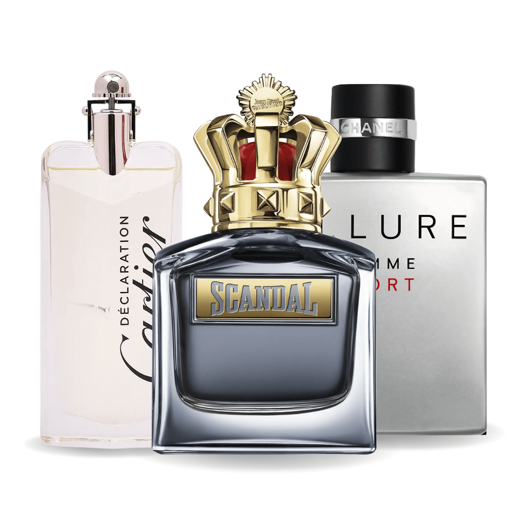 Σετ 3 αρωμάτων – Allure Homme Sport, Jean Paul Gaultier Scandal, Cartier Declaration 100 ml