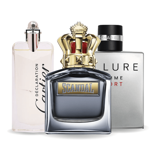 Σετ 3 αρωμάτων – Allure Homme Sport, Jean Paul Gaultier Scandal, Cartier Declaration 100 ml