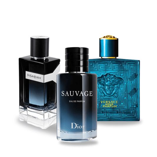 Σετ 3 αρωμάτων SAUVAGE, Y MEN και EROS 100 ml