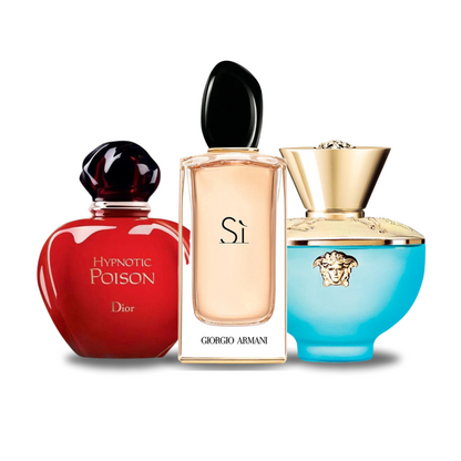 Σετ 3 αρωμάτων HYPNOTIC POISON, SÌ και DYLAN TURQUOISE 100 ml