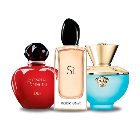 Σετ 3 αρωμάτων HYPNOTIC POISON, SÌ και DYLAN TURQUOISE 100 ml