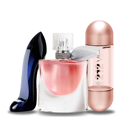 Σετ 3 αρωμάτων GOOD GIRL, LA VIE EST BELLE και 212 VIP ROSÉ 100 ml
