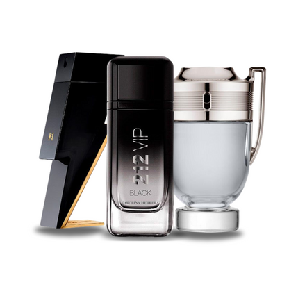 Σετ 3 αρώματα BAD BOY, 212 VIP BLACK και INVICTUS 100 ml