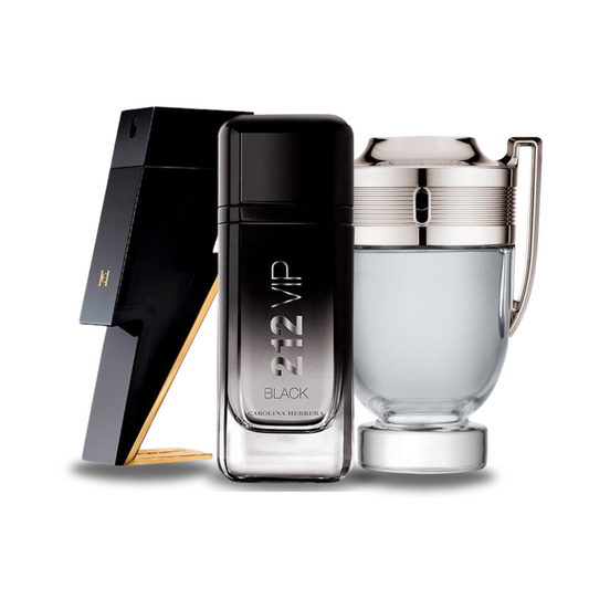 Σετ 3 αρώματα BAD BOY, 212 VIP BLACK και INVICTUS 100 ml