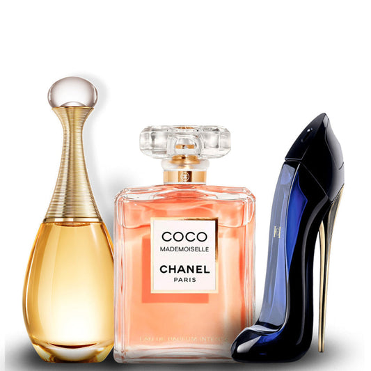 Σετ 3 αρώματα – Coco Mademoiselle, Good Girl, 212 VIP Rosé – 100ml